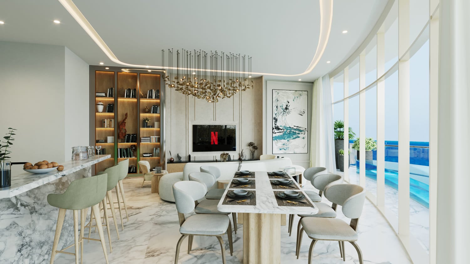 Aqua Arc by BNW Developments, image 17 of 22. Render supplied by developer.