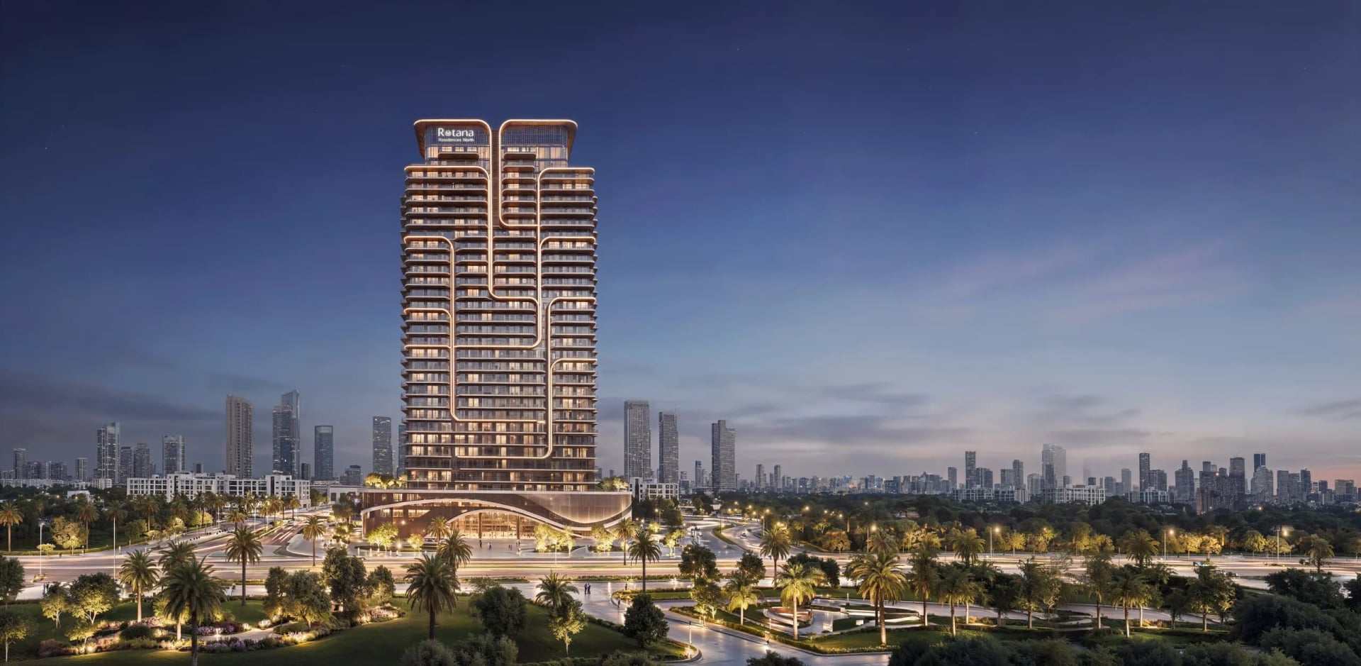 Rotana Residences North Tower by Royal Group, image 2 of 15. Render supplied by developer.