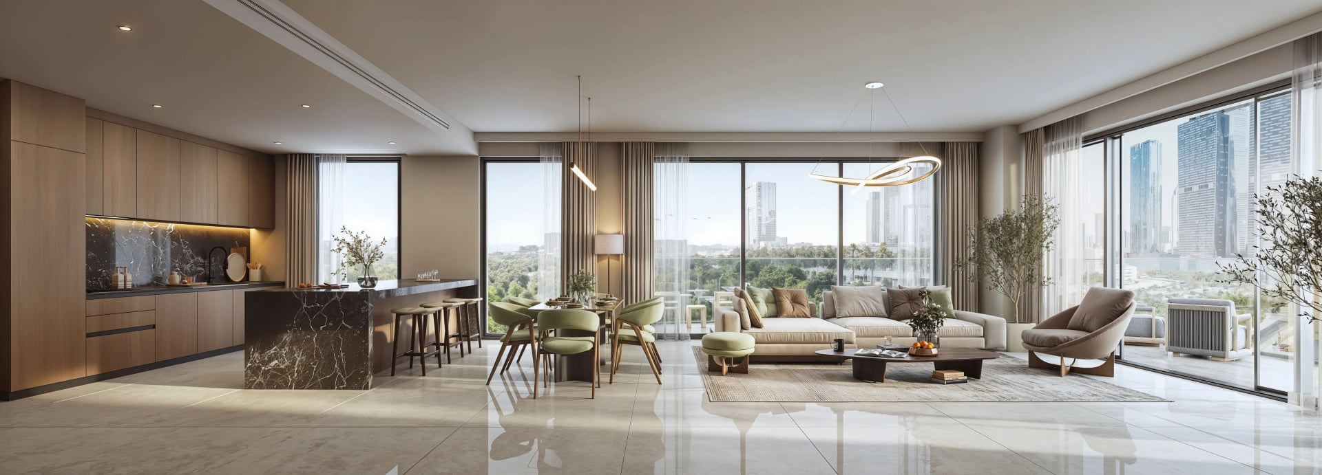 Rotana Residences North Tower by Royal Group, image 10 of 15. Render supplied by developer.