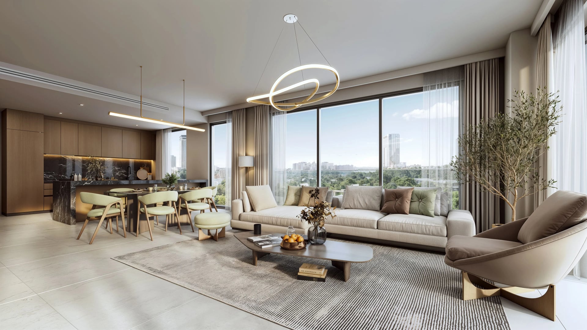Rotana Residences North Tower by Royal Group, image 12 of 15. Render supplied by developer.