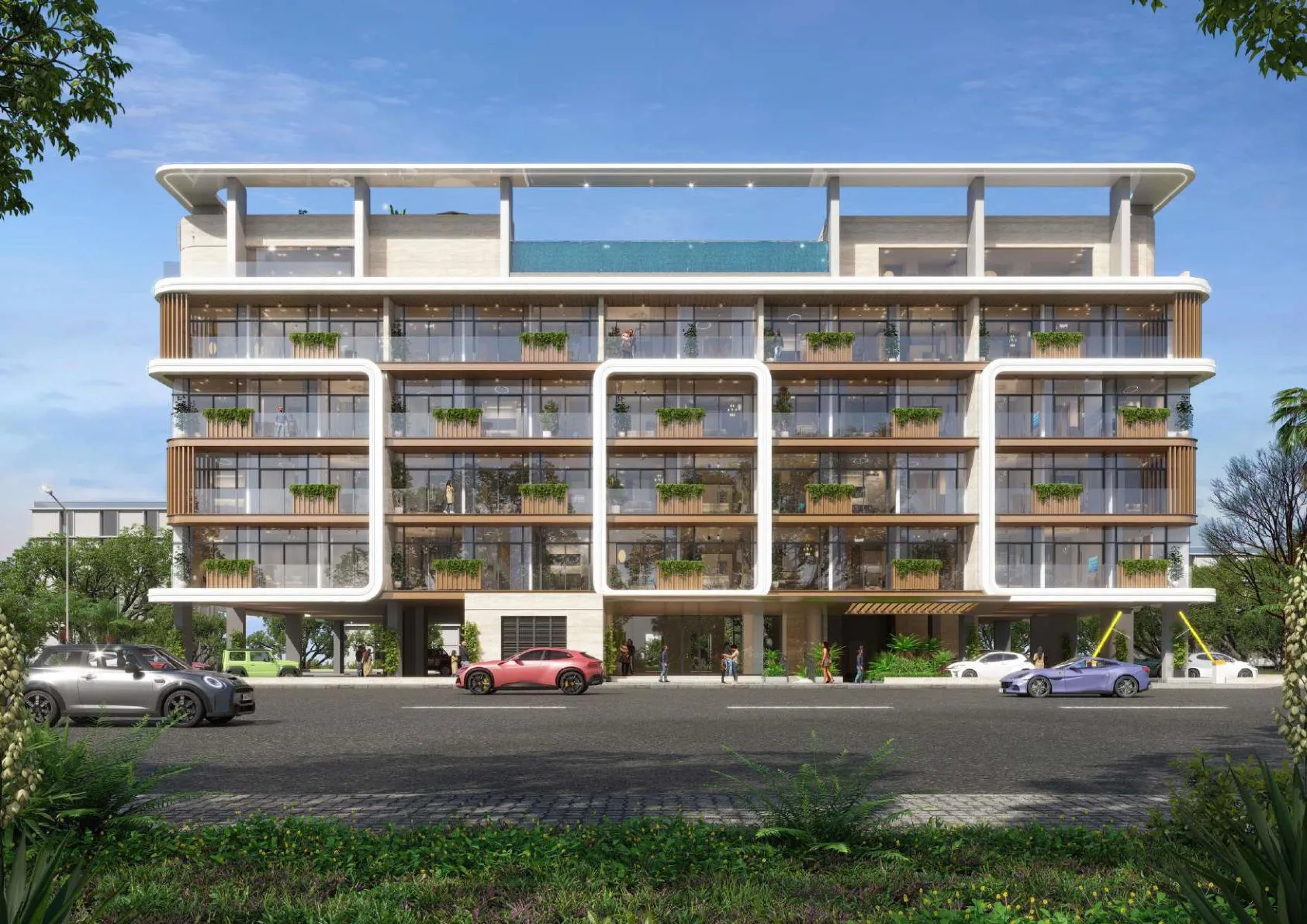 One By Preston by Preston Developer, Dubai South. Render supplied by developer.