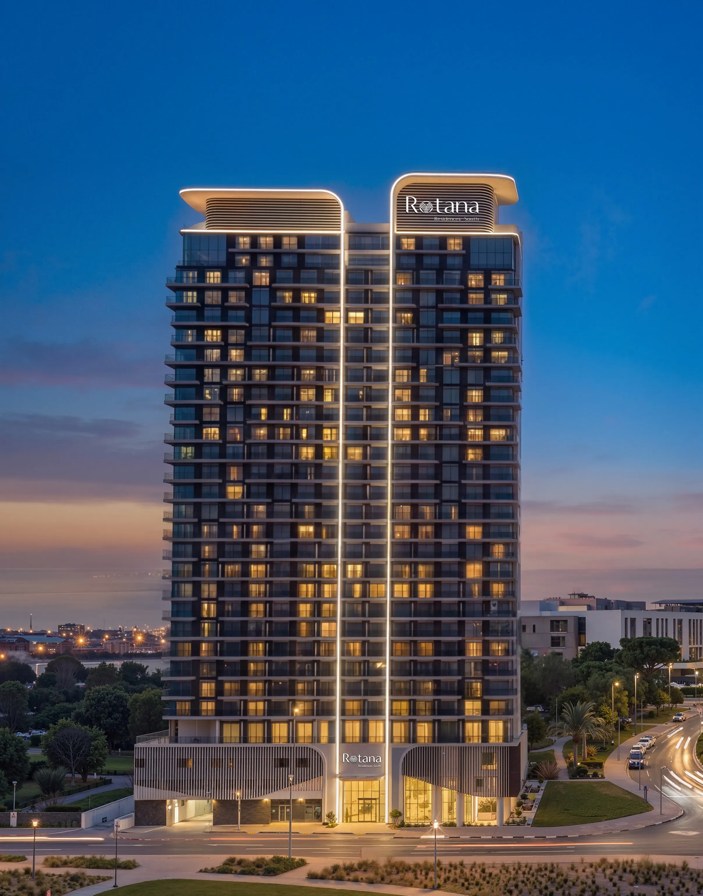 Rotana Residences South Tower by Royal Group, image 2 of 14. Render supplied by developer.
