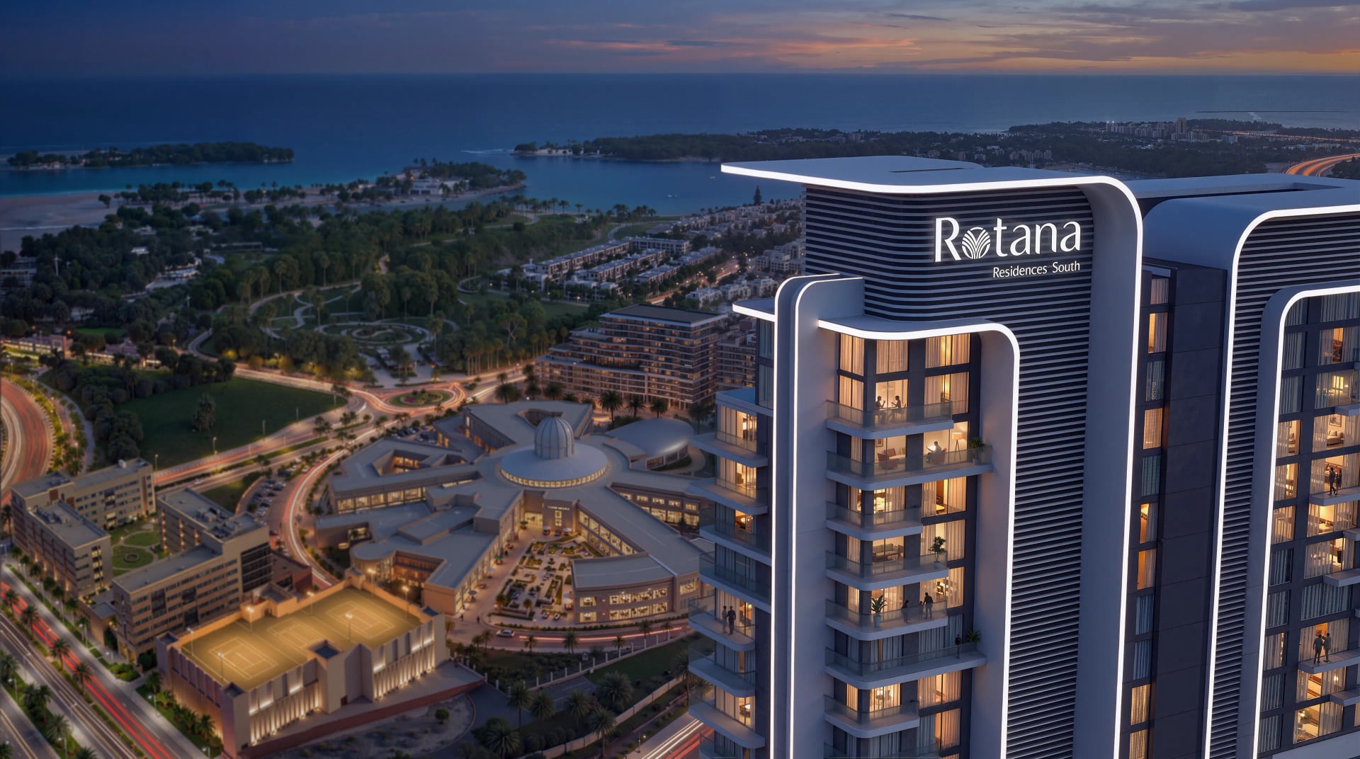 Rotana Residences South Tower by Royal Group, image 3 of 14. Render supplied by developer.