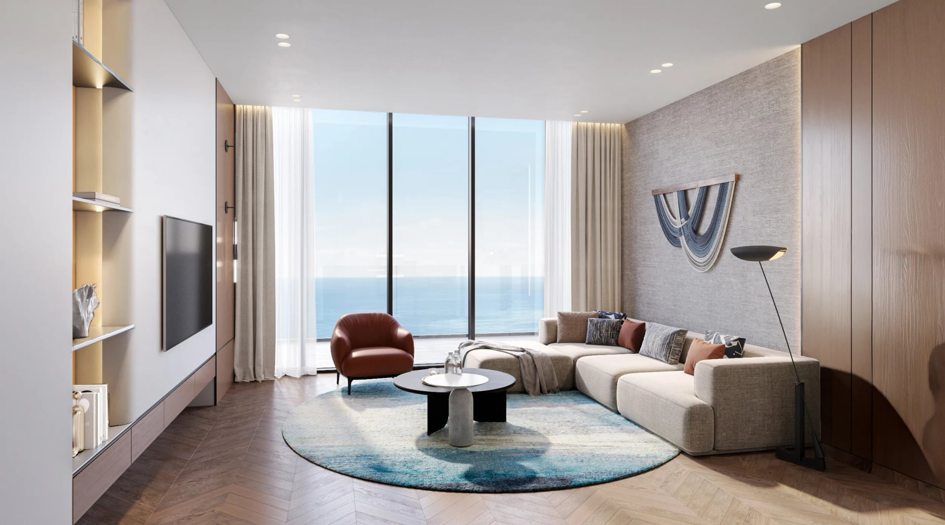 The Residences at Sheraton Al Marjan Island Resort by ATARA Development, image 8 of 17. Render supplied by developer.