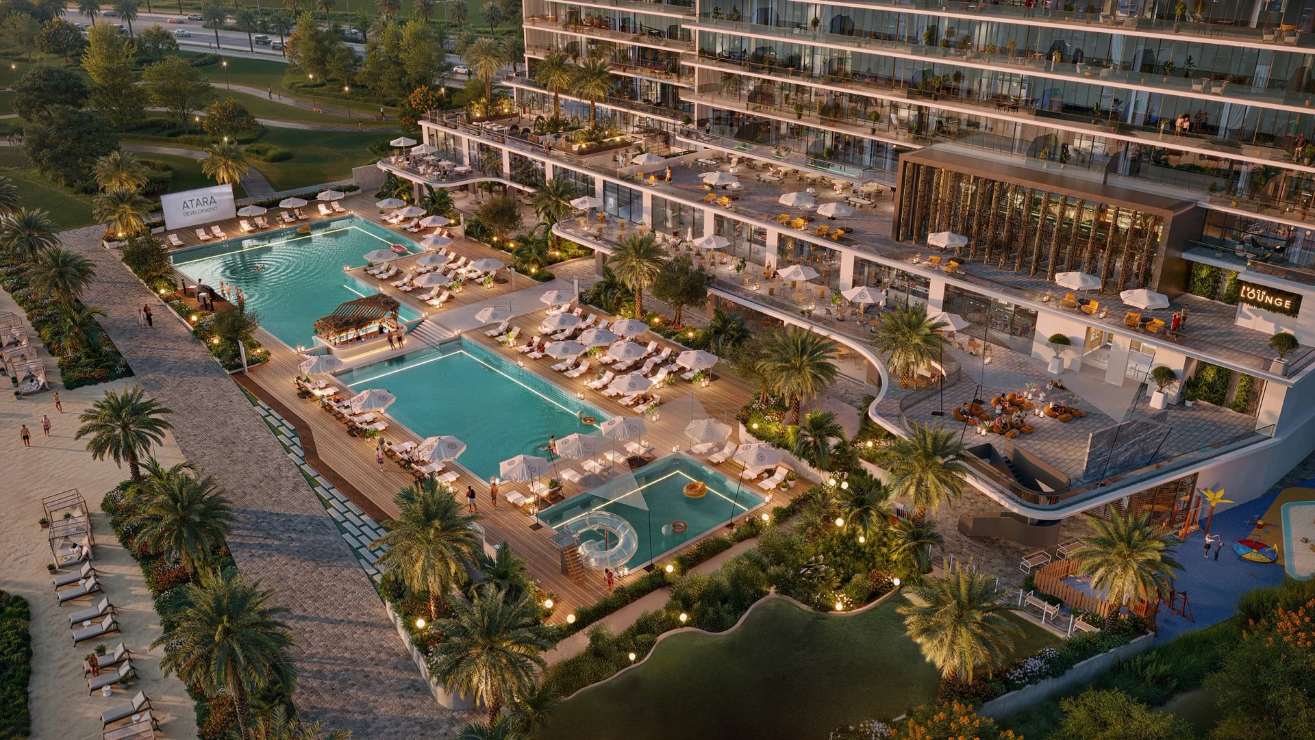 The Residences at Sheraton Al Marjan Island Resort by ATARA Development, image 3 of 17. Render supplied by developer.