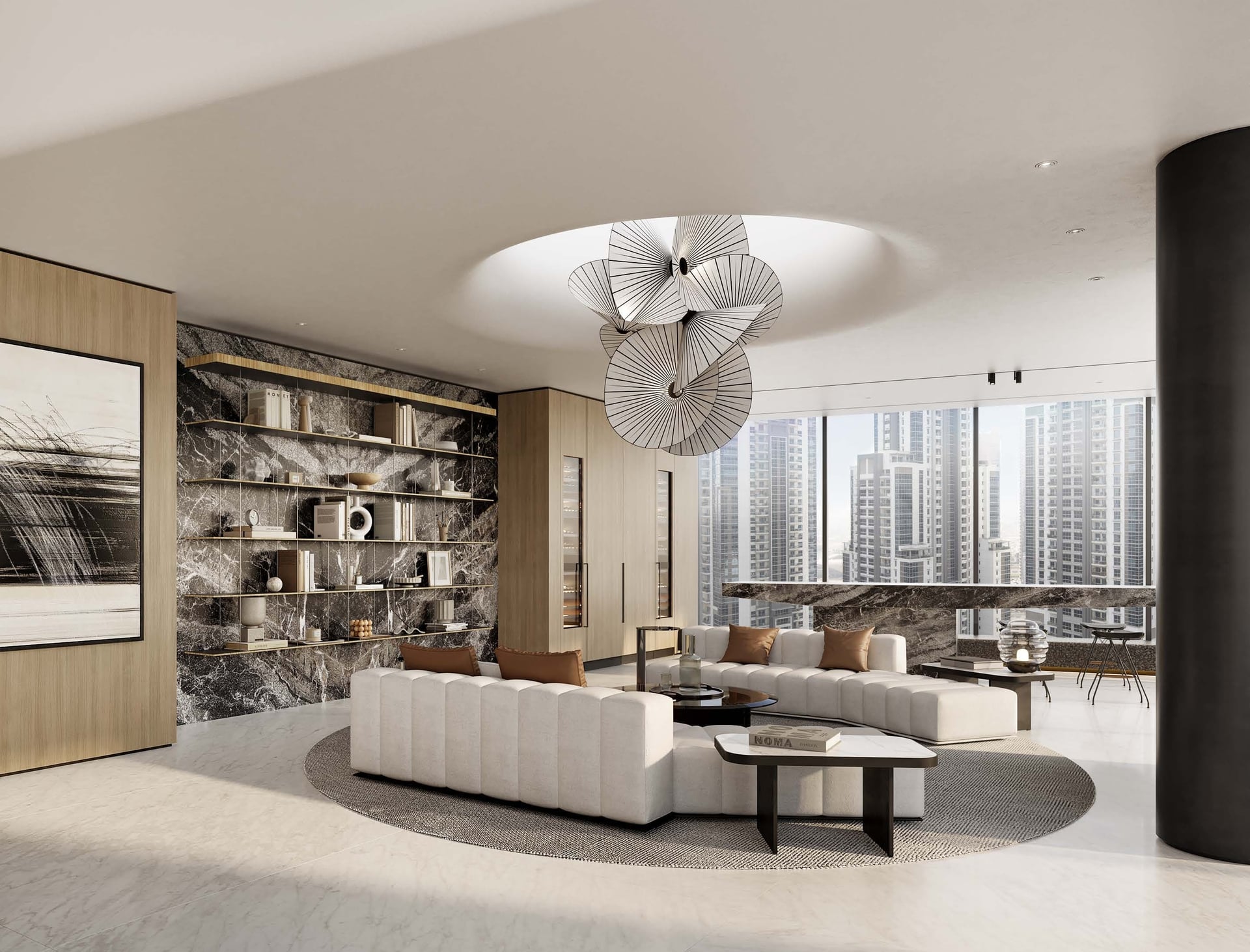 Opus By Omniyat, image 6 of 14. Render supplied by developer.