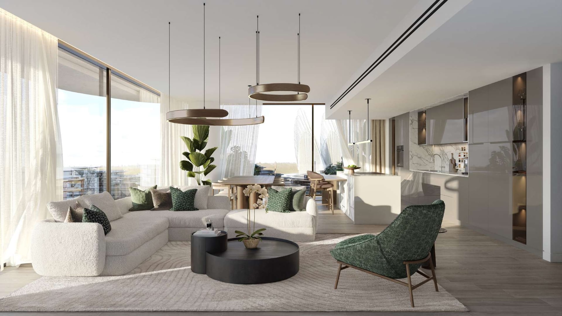 Mamsha Gardens by Aldar, image 4 of 7. Render supplied by developer.