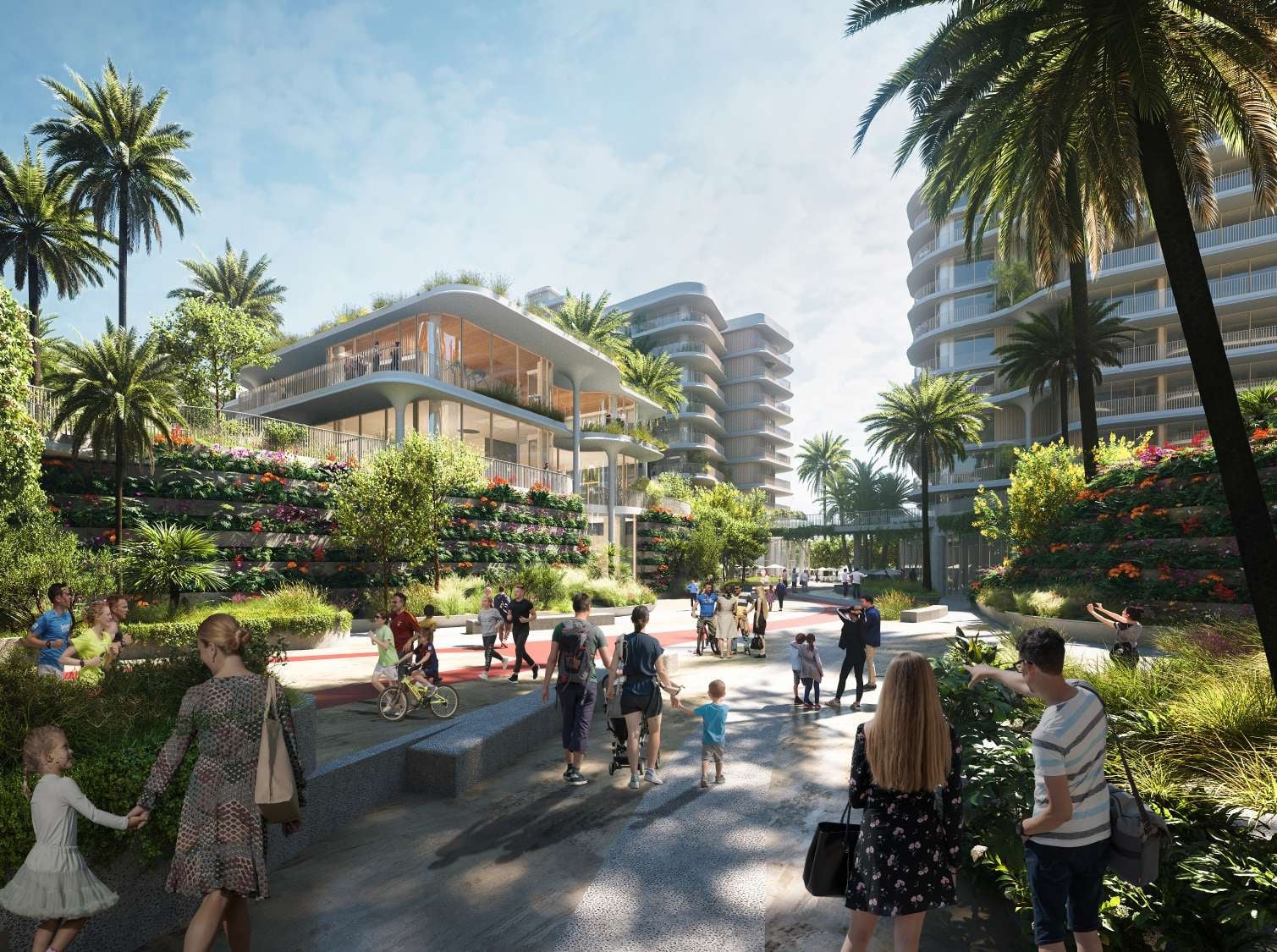 Mamsha Gardens by Aldar, image 1 of 7. Render supplied by developer.