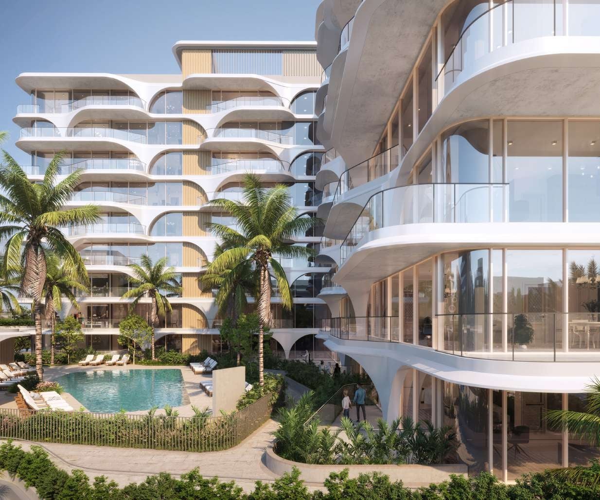 Mamsha Gardens by Aldar, image 3 of 7. Render supplied by developer.
