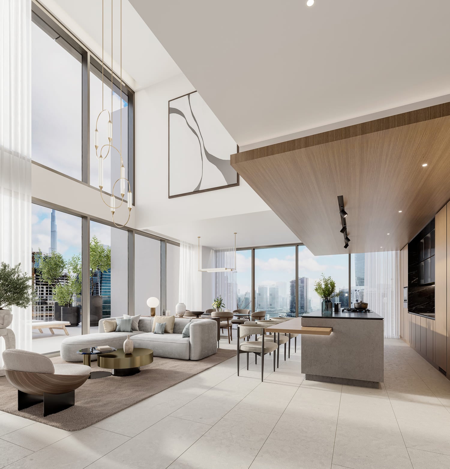 One River Point by Ellington, image 6 of 12. Render supplied by developer.