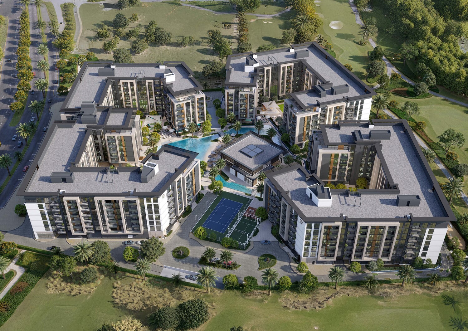 Belgravia Gardens by Ellington in Wadi Al Safa 2, render supplied by developer