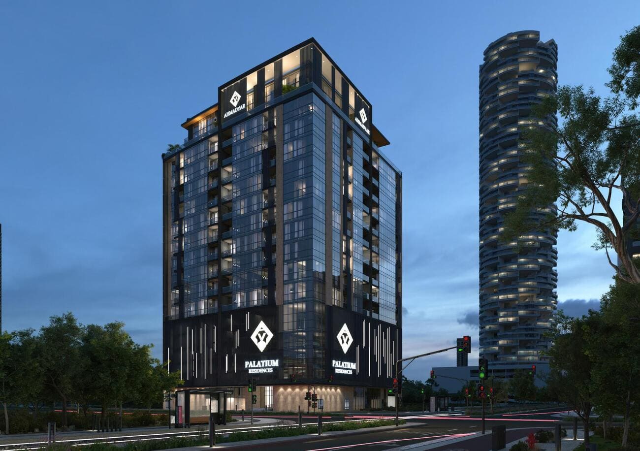 Palatium Residence by Ahmadyar Developments, image 2 of 22. Render supplied by developer.