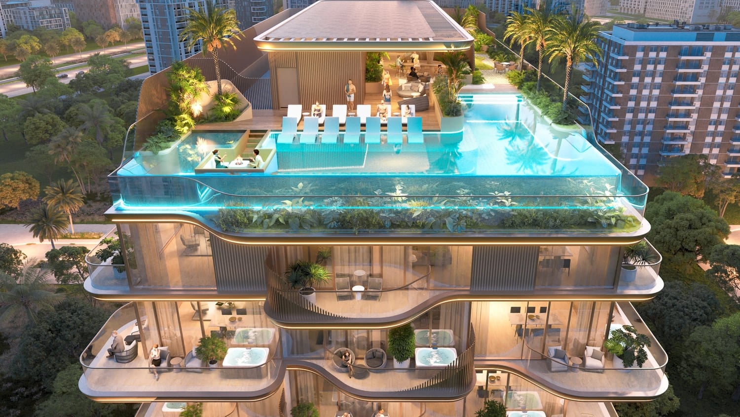 Vestoria Bay by Ahmadyar Developments, image 2 of 15. Render supplied by developer.