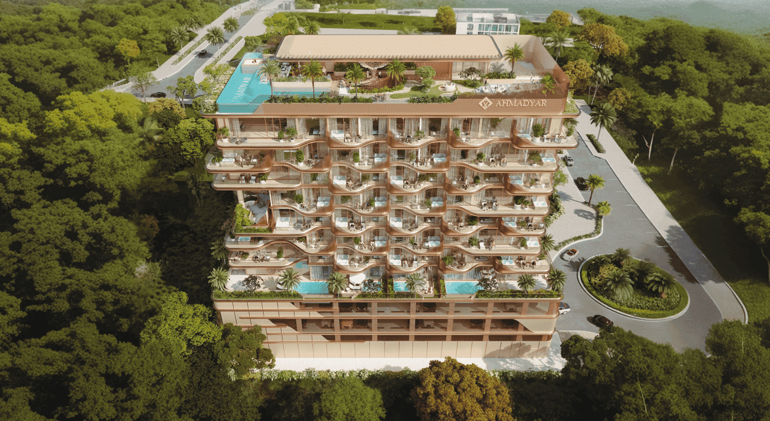 Vestoria Bay by Ahmadyar Developments, image 4 of 15. Render supplied by developer.