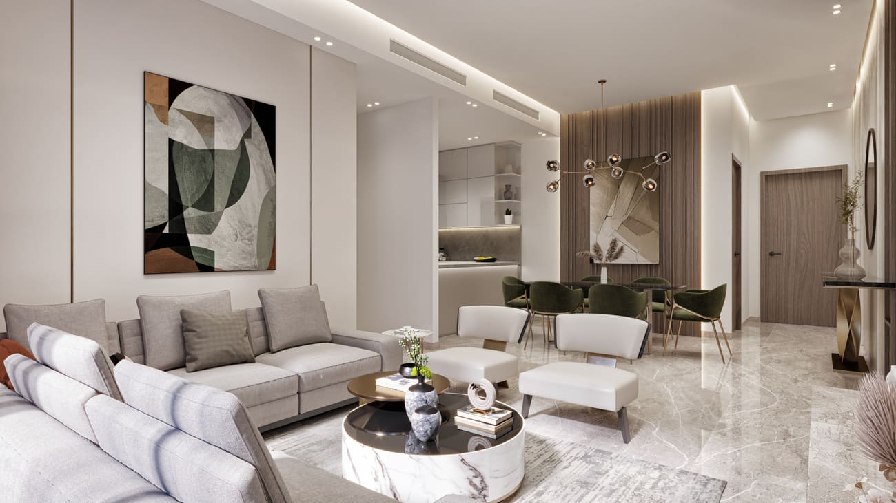 Palatium Residence by Ahmadyar Developments, image 13 of 22. Render supplied by developer.