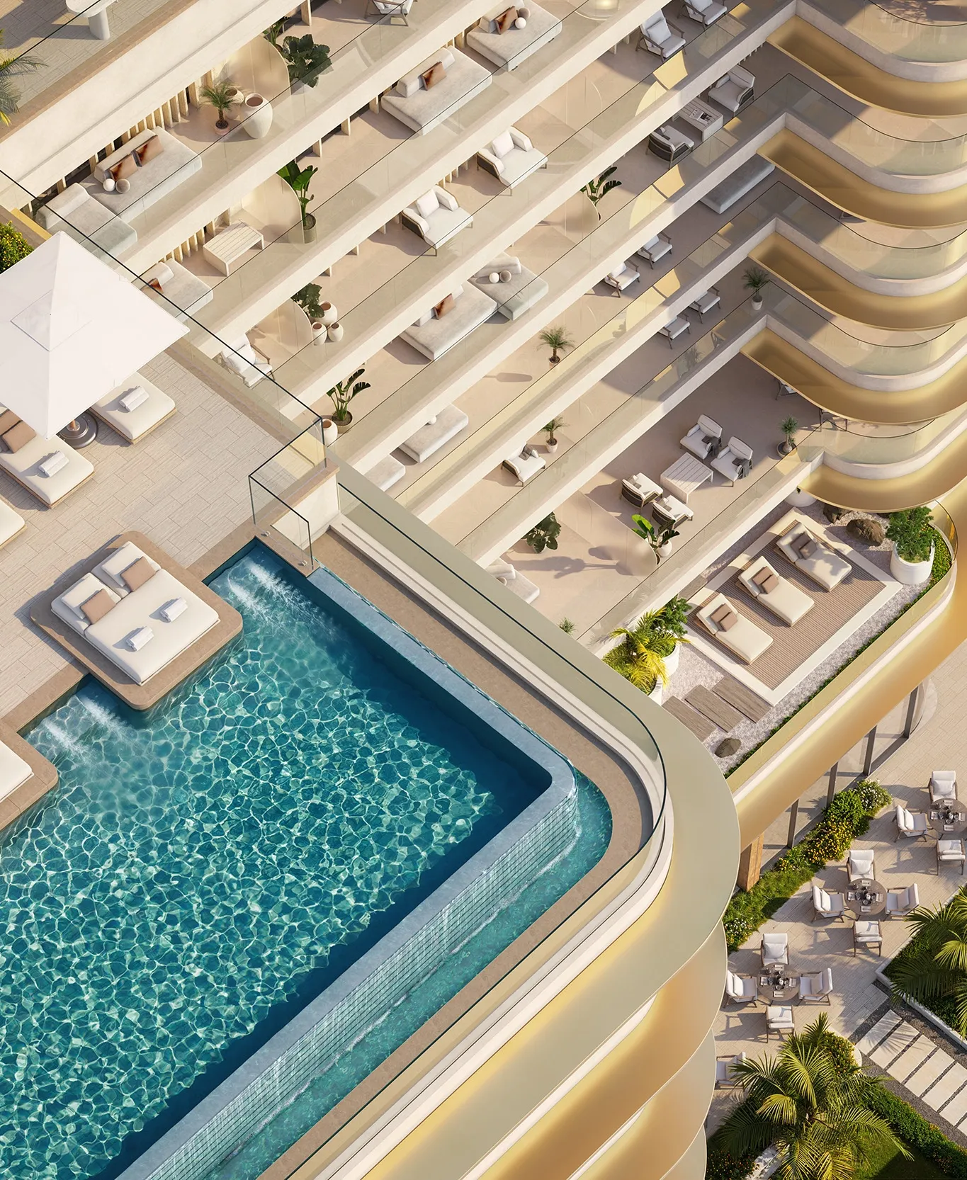 Soleva Beach Residences by Al Huzaifa Properties, image 4 of 13. Render supplied by developer.