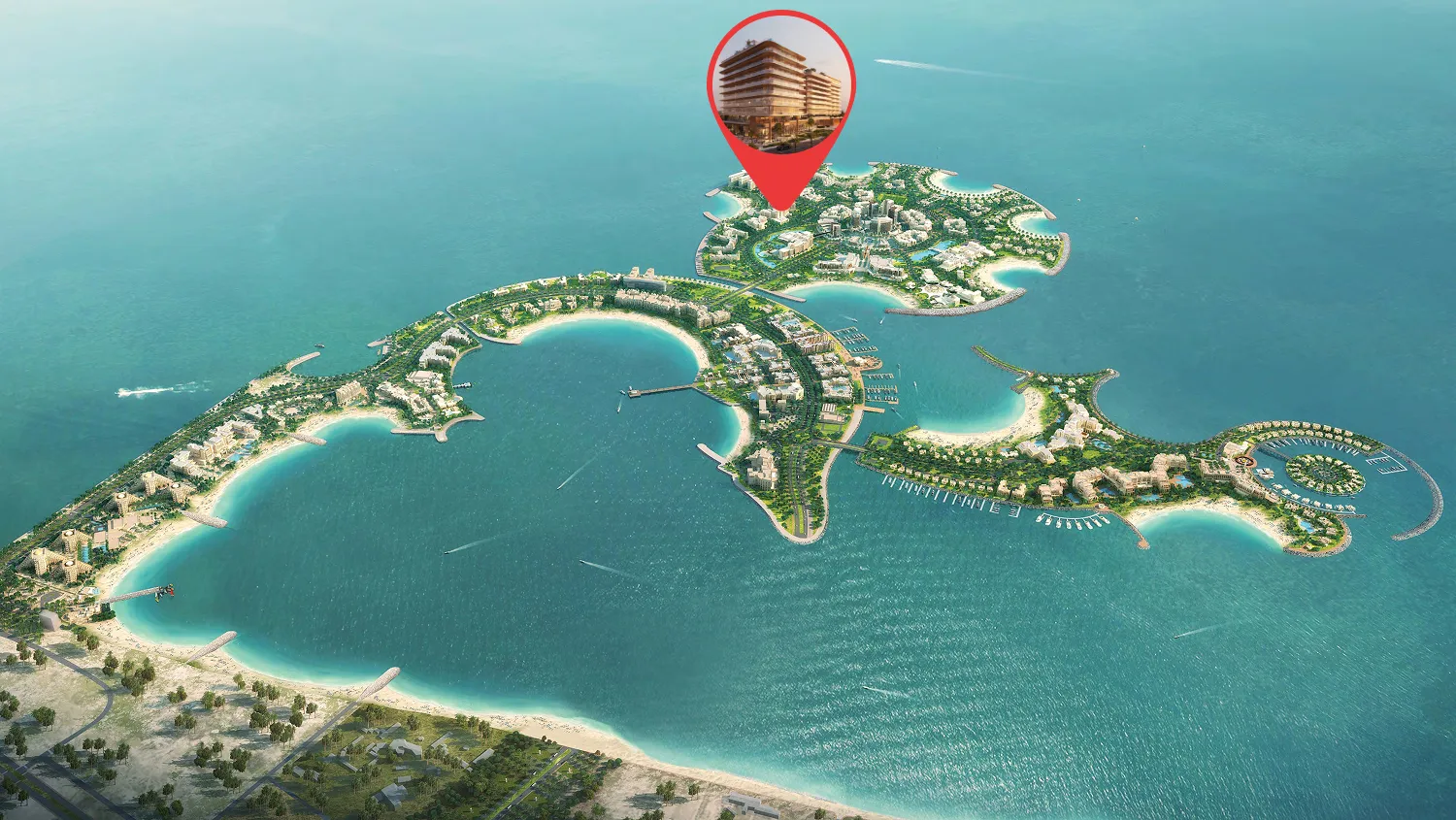 Soleva Beach Residences by Al Huzaifa Properties, image 12 of 13. Render supplied by developer.