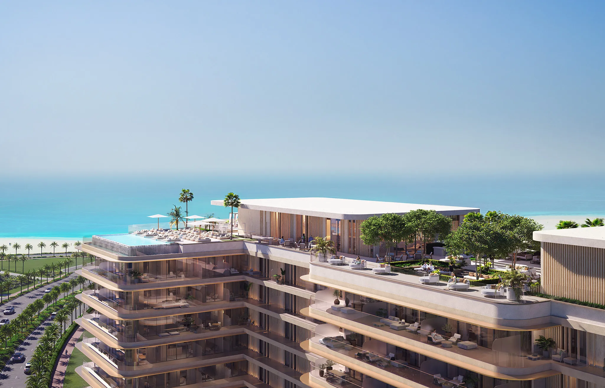 Soleva Beach Residences by Al Huzaifa Properties, image 6 of 13. Render supplied by developer.