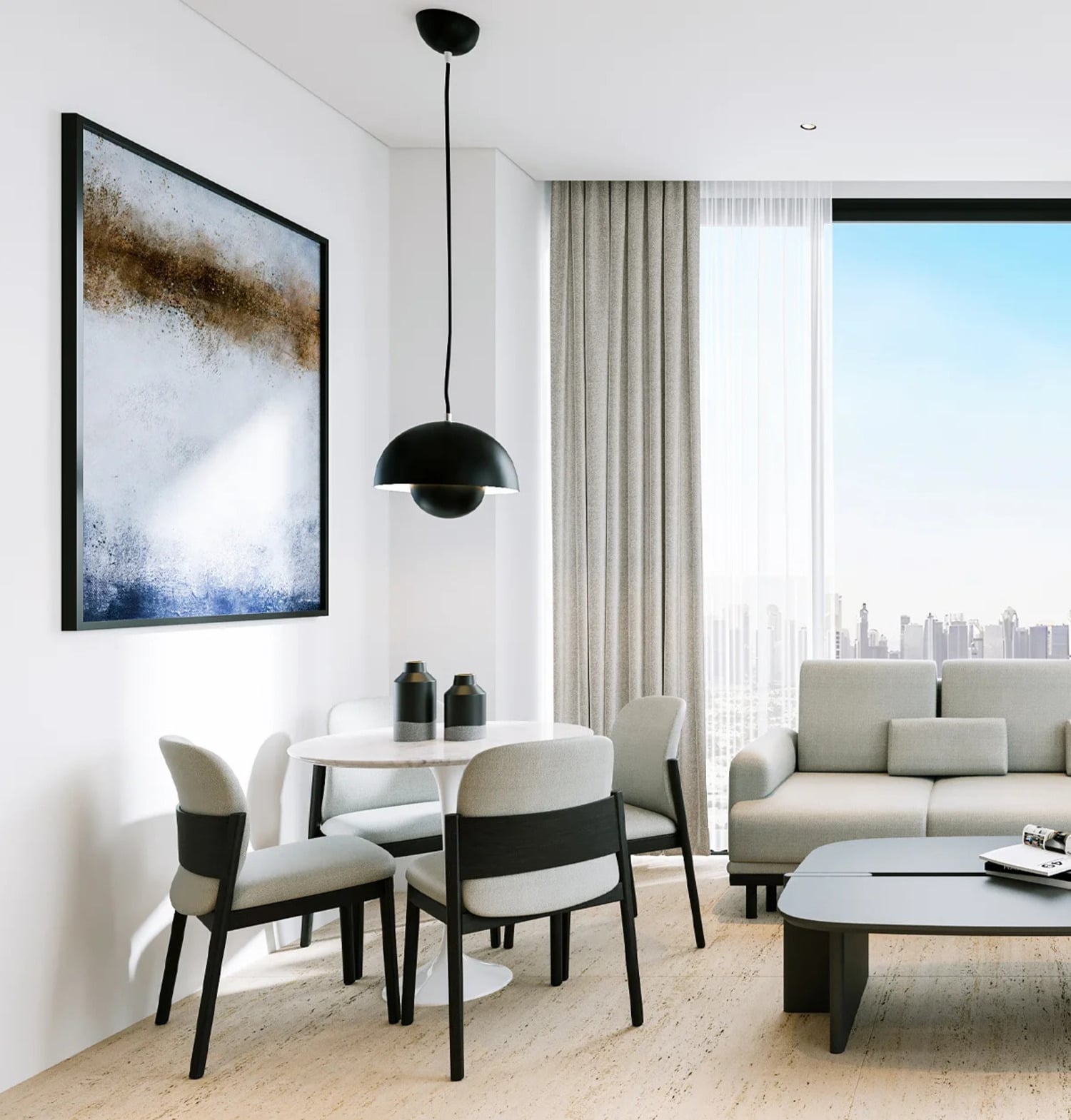 Santorini Residences by Loutraki by Loutraki Real Estate, image 9 of 23. Render supplied by developer.