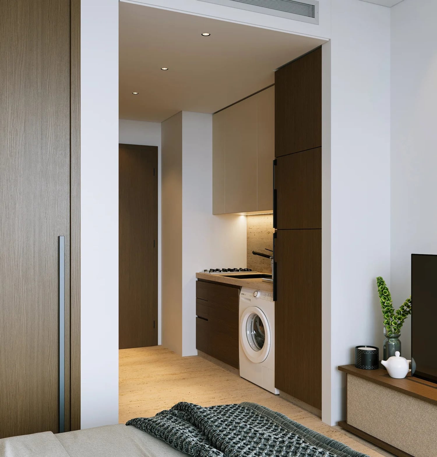 Santorini Residences by Loutraki by Loutraki Real Estate, image 12 of 23. Render supplied by developer.