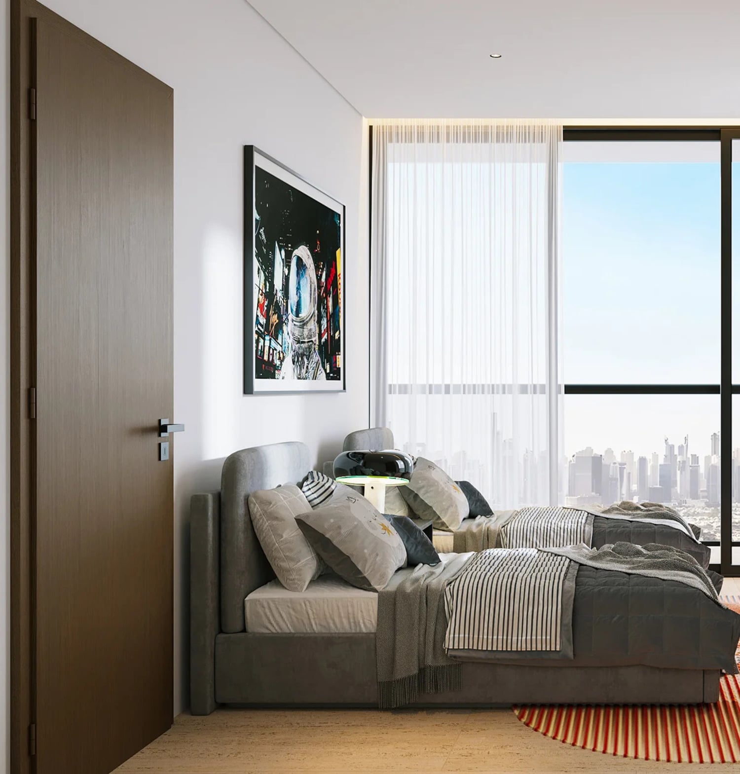 Santorini Residences by Loutraki by Loutraki Real Estate, image 16 of 23. Render supplied by developer.
