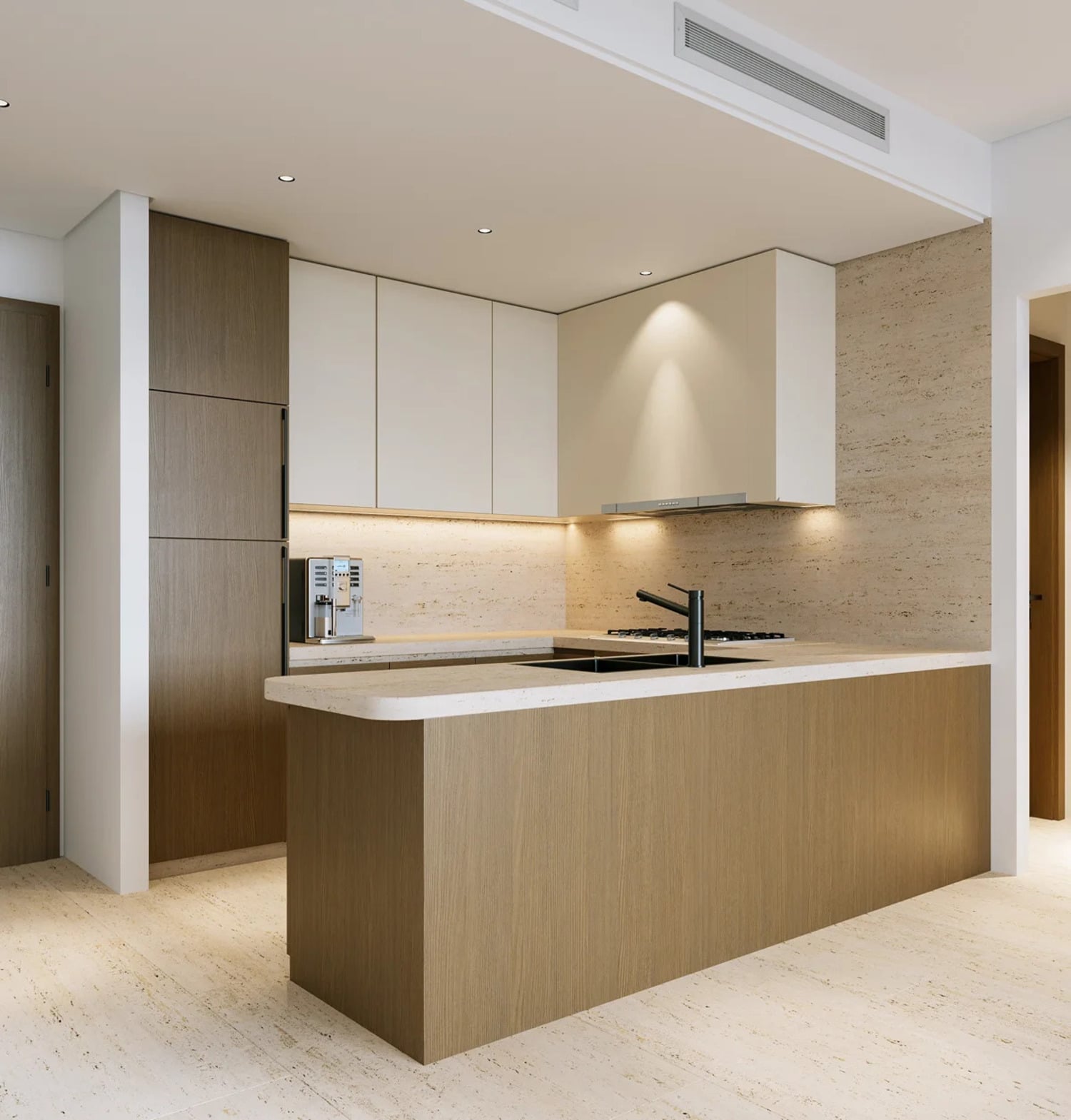 Santorini Residences by Loutraki by Loutraki Real Estate, image 20 of 23. Render supplied by developer.