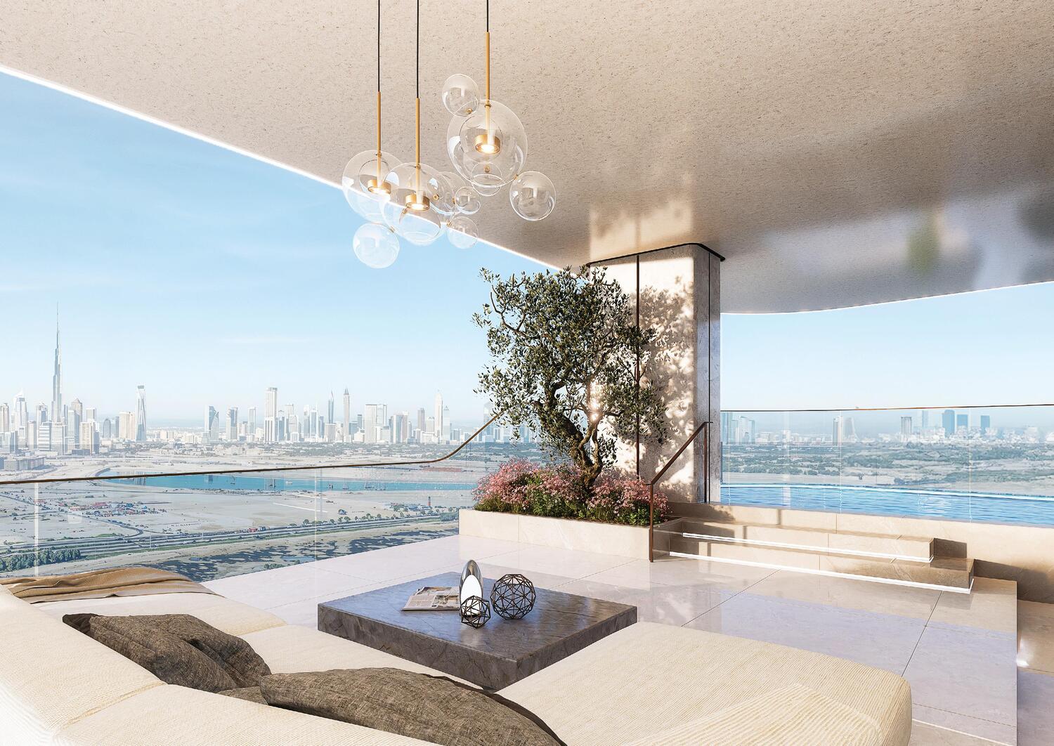 Mansory Residences by Amaal, image 7 of 14. Render supplied by developer.