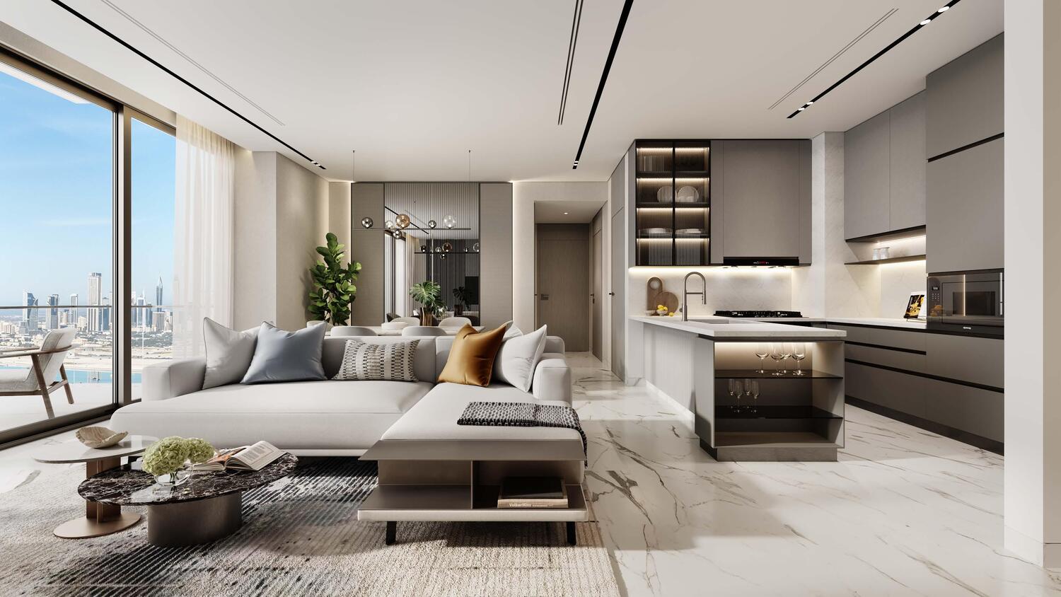 Mansory Residences by Amaal, image 8 of 14. Render supplied by developer.