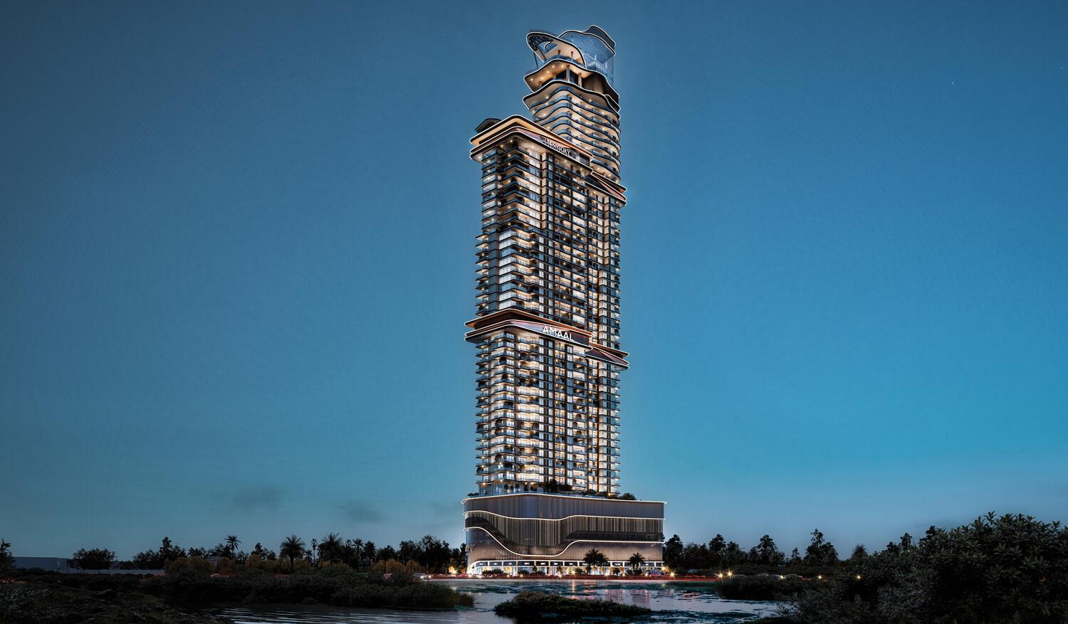 Mansory Residences by Amaal, image 4 of 14. Render supplied by developer.