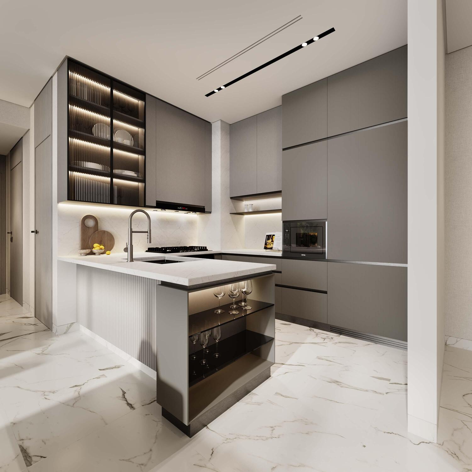 Mansory Residences by Amaal, image 10 of 14. Render supplied by developer.