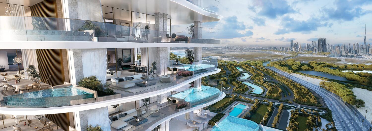 Mansory Residences by Amaal, image 5 of 14. Render supplied by developer.
