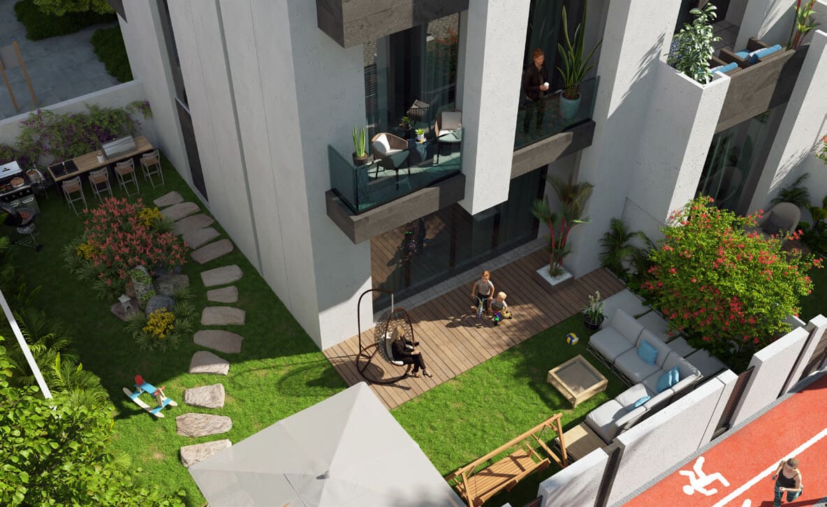 Reportage Village by Reportage, image 2 of 7. Render supplied by developer.