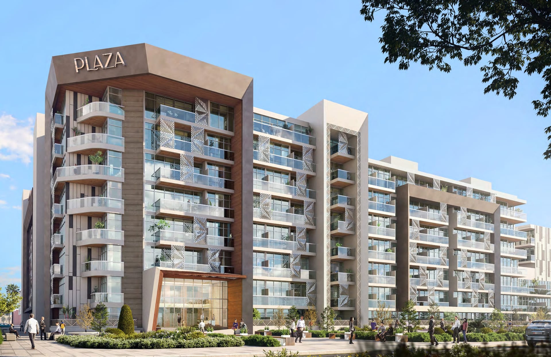 Plaza Reportage, image 1 of 15. Render supplied by developer.