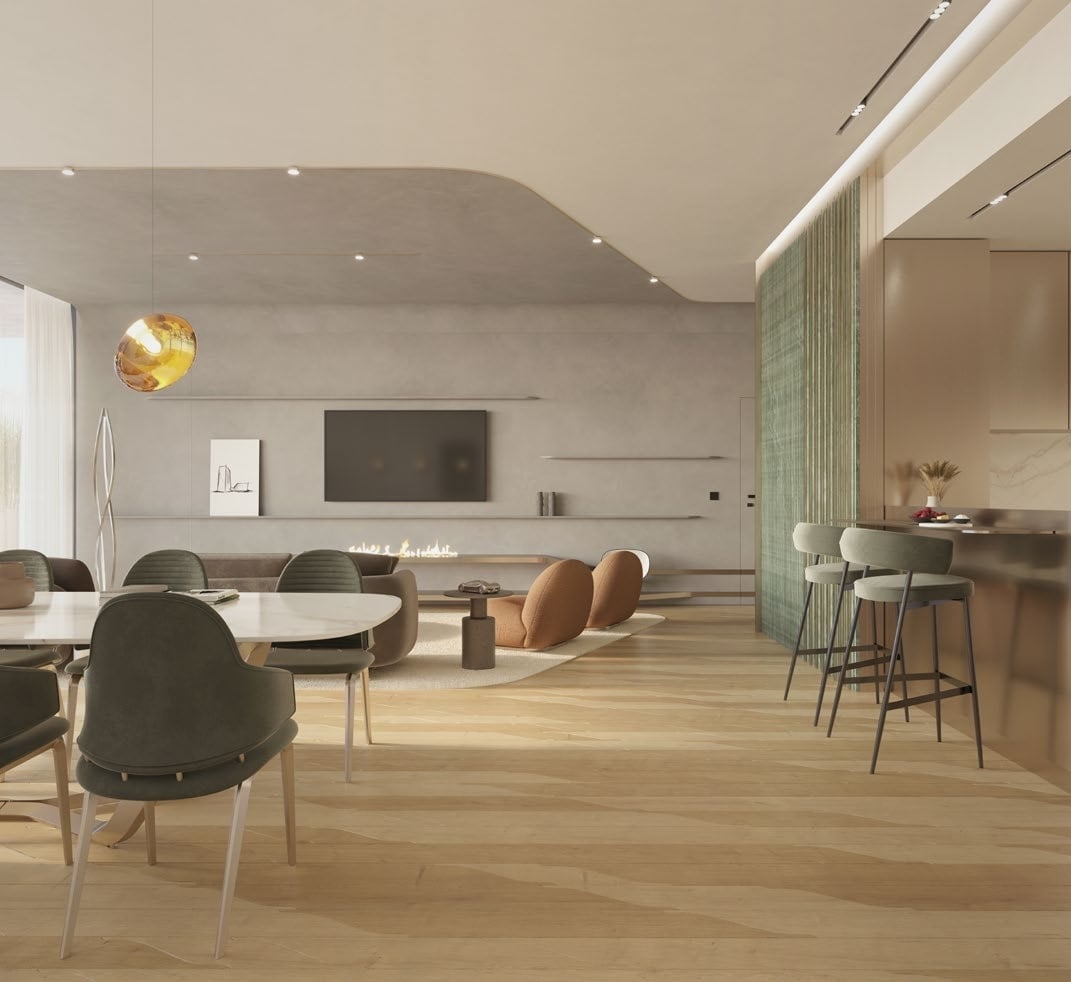 Iconic Residence by Mered, image 8 of 16. Render supplied by developer.