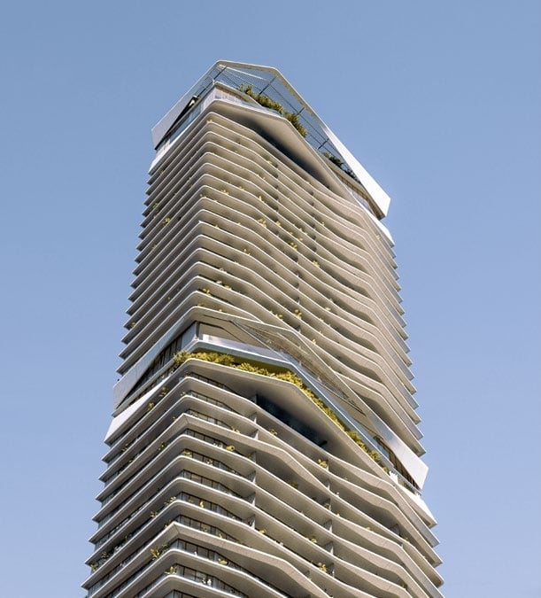 Iconic Residence by Mered, image 2 of 16. Render supplied by developer.