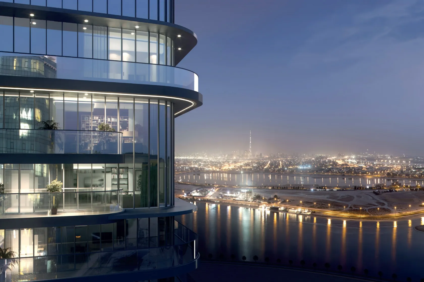 Joud Tower by Albatha Real Estate, image 2 of 8. Render supplied by developer.