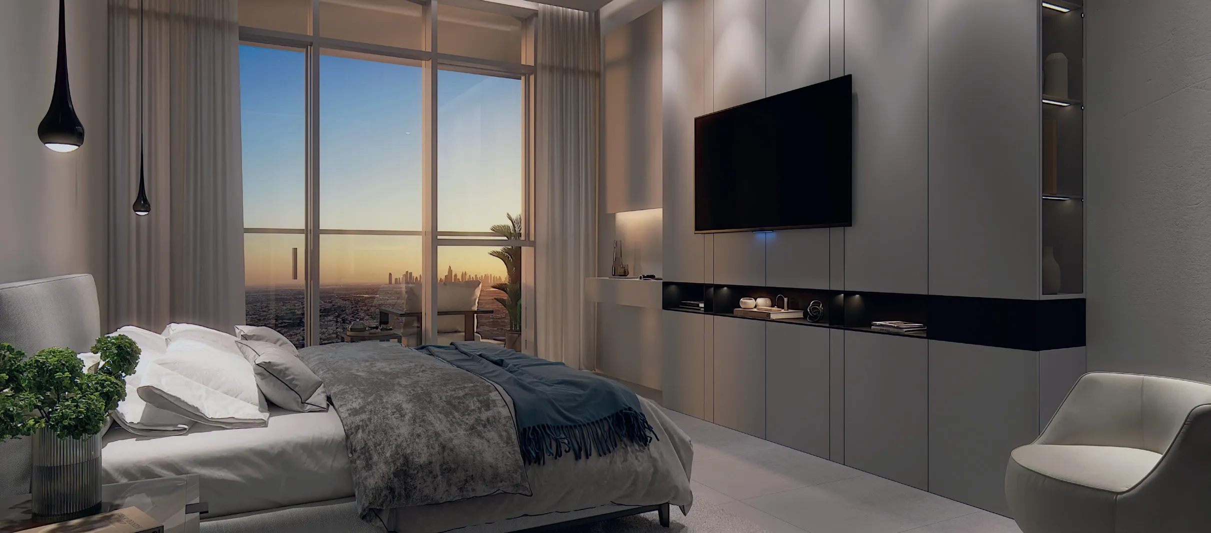 Joud Tower by Albatha Real Estate, image 3 of 8. Render supplied by developer.