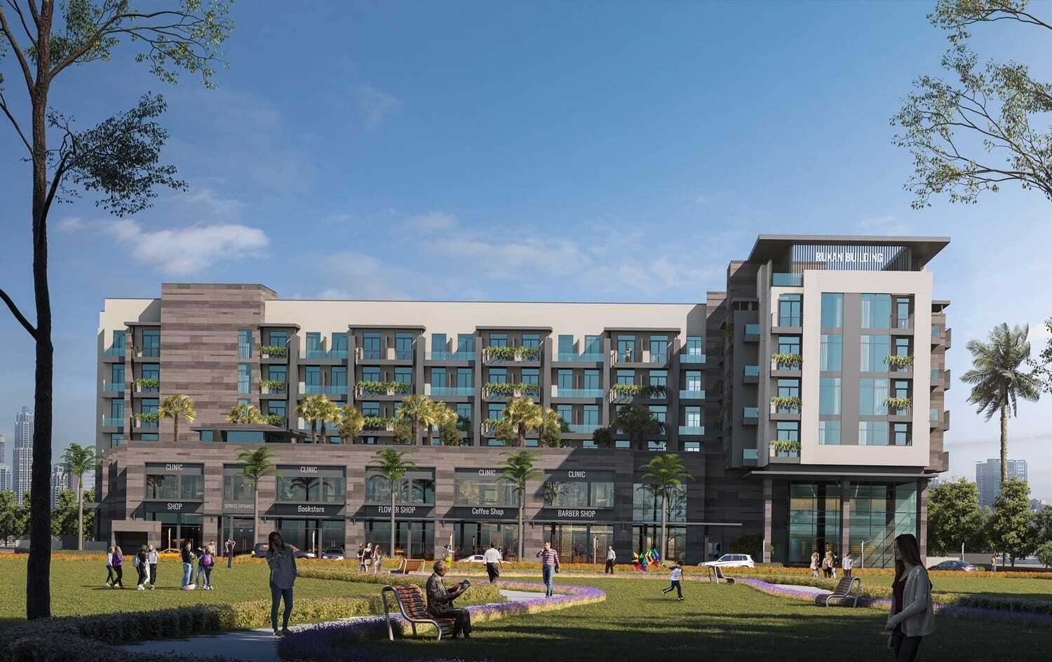 Rukan Residences by Reportage, image 1 of 10. Render supplied by developer.