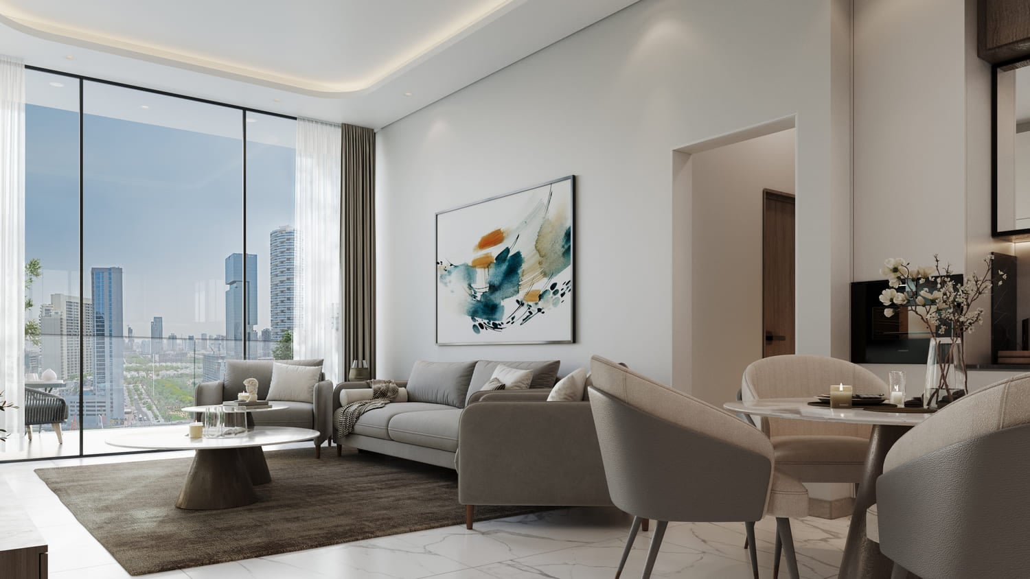 Sky Hills Residence 3 by HRE Development, image 8 of 11. Render supplied by developer.