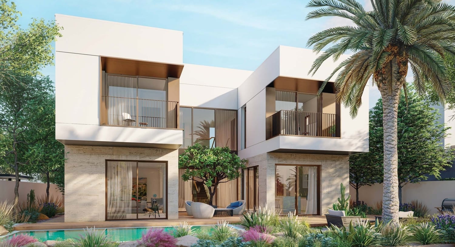 Kayan Villas 2 by IMKAN Properties, image 2 of 21. Render supplied by developer.