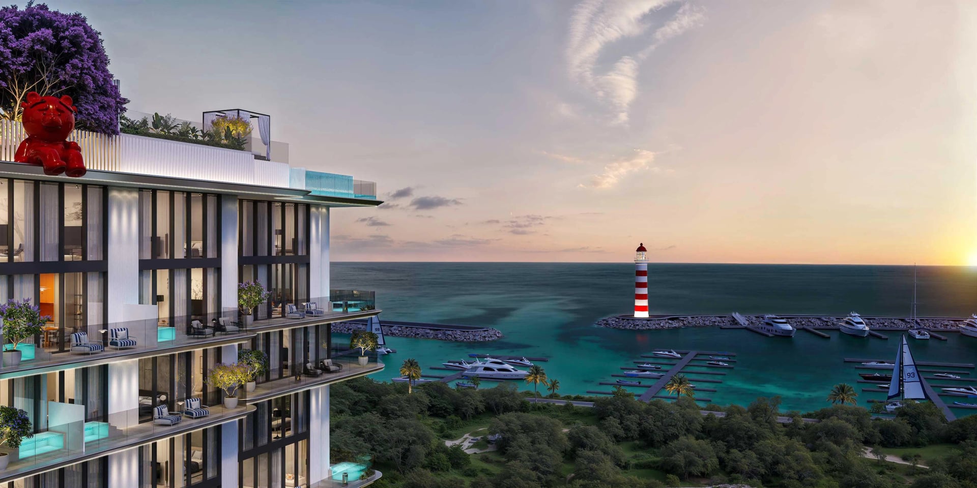 Villa Del Arte by Mr. Eight Development, image 2 of 23. Render supplied by developer.