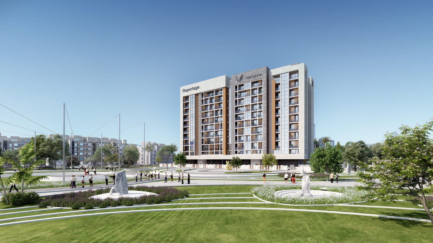Verdana Residence by Reportage, image 5 of 20. Render supplied by developer.