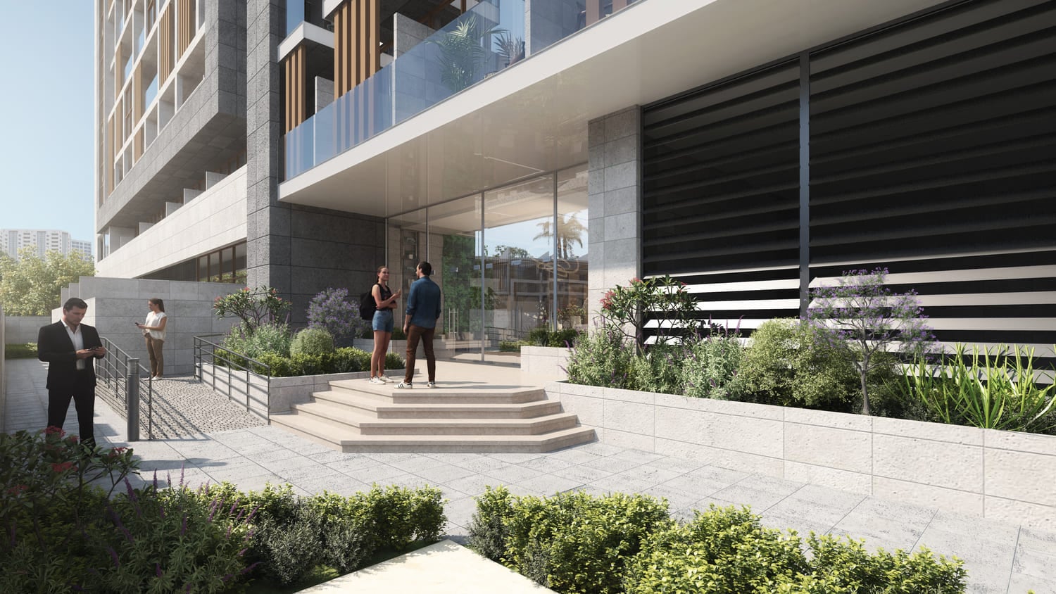 Verdana Residence by Reportage, image 6 of 20. Render supplied by developer.