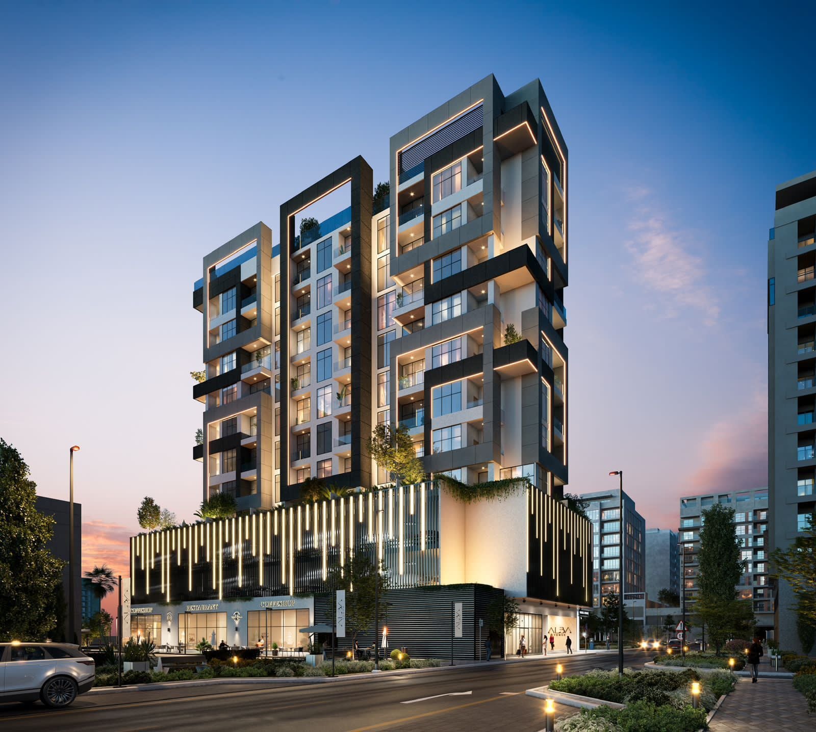 Alba Tower by Reportage, image 1 of 9. Render supplied by developer.