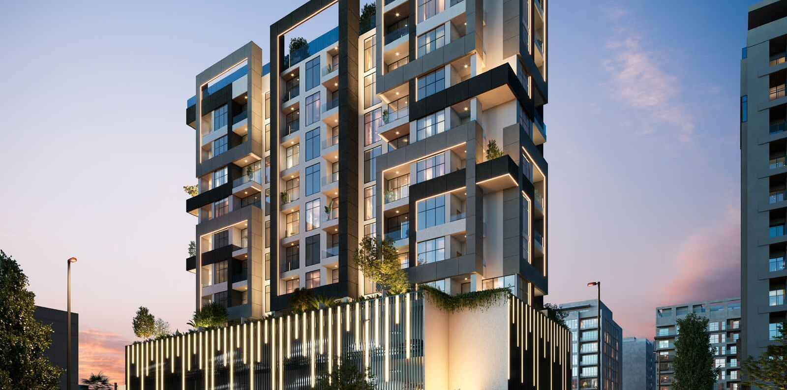 Alba Tower by Reportage, al satwa. Render supplied by developer.