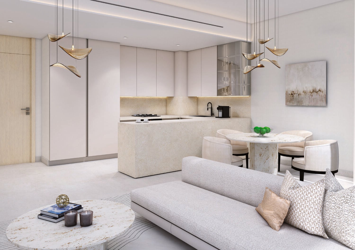 Luxury Canal Residences by Prestige One, image 6 of 19. Render supplied by developer.