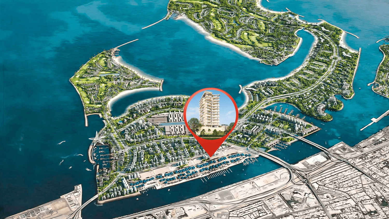 Luxury Canal Residences by Prestige One, image 18 of 19. Render supplied by developer.