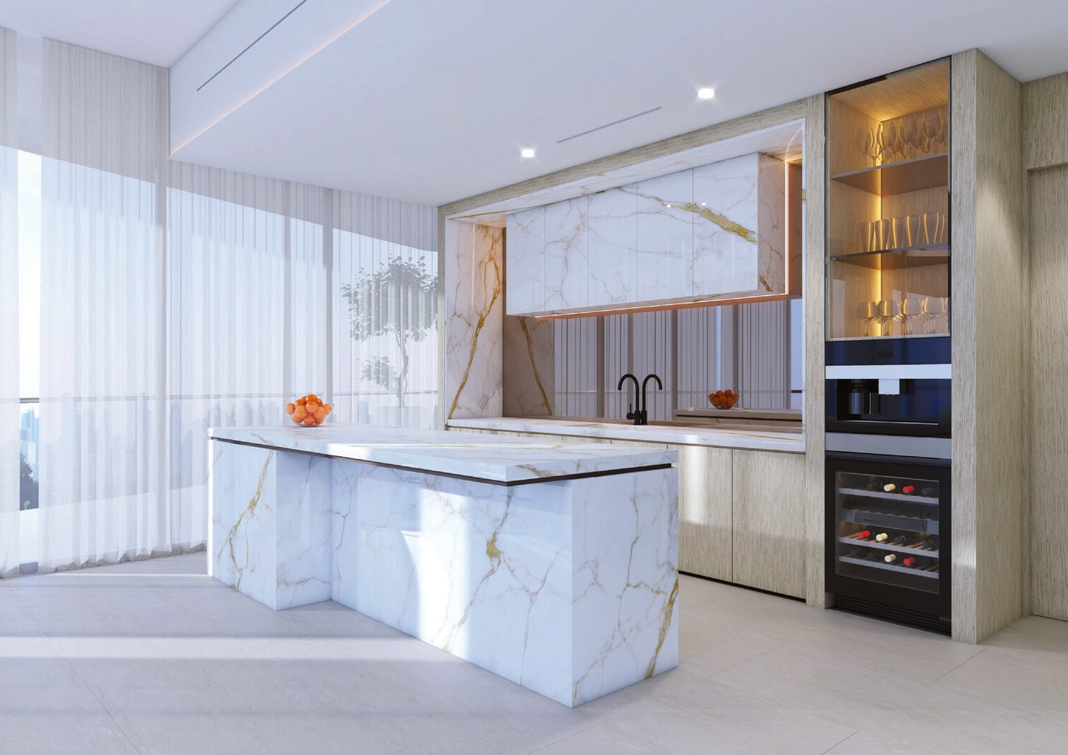 Luxury Canal Residences by Prestige One, image 8 of 19. Render supplied by developer.