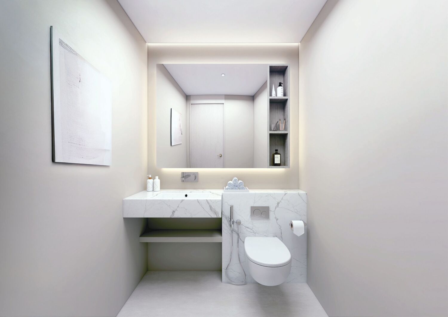 Luxury Canal Residences by Prestige One, image 14 of 19. Render supplied by developer.
