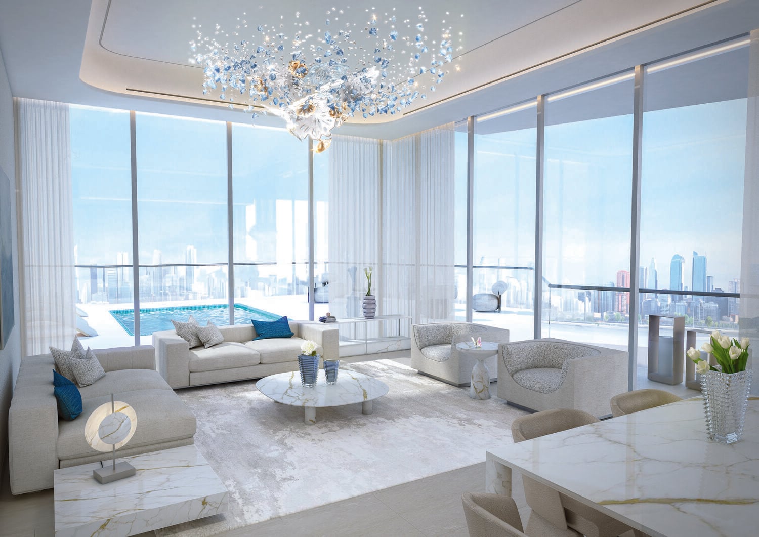 Luxury Canal Residences by Prestige One, image 16 of 19. Render supplied by developer.